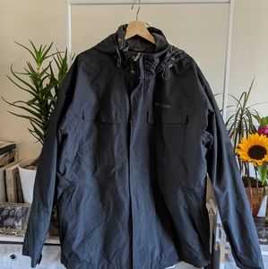 Colombia XL Black Rain Coat